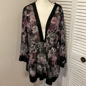 Tunic Top by New York City Design, Plus Size 4X